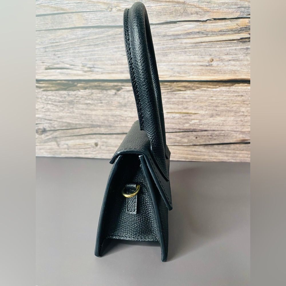 Jacquemus Mini Le Chiquito in Black Leather with Certificate of Authenticity - Picture 8 of 16